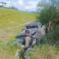 Conductor tiene mortal volcadura en autopista