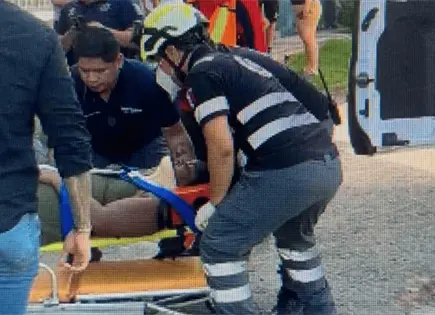 Mujer haitiana salta de tercer piso tras sismos en Tapachula Mujer haitiana salta de tercer piso tras sismos en Tapachula