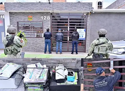 Catea la FGE casa donde producían permisos falsos Catea la FGE casa donde producían permisos falsos