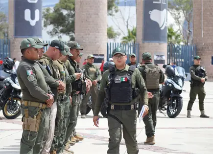 Despliegan a 800 policías por partido entre Atlético de San Luis y Cruz Azul Despliegan a 800 policías por partido entre Atlético de San Luis y Cruz Azul