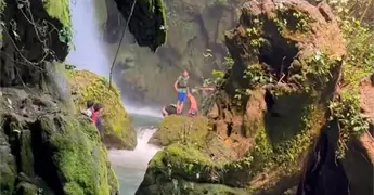 Se ahoga una menor en cascada de El Naranjo
