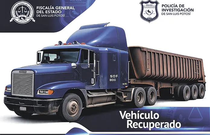 Aseguran tráiler en Tamazunchale con números alterados
