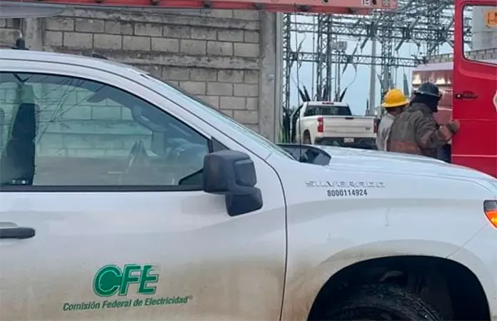 Descarta CFE vandalismo en incendio en subestación