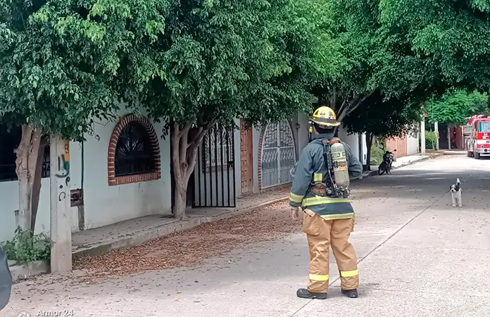 Fuga de gas en una vivienda