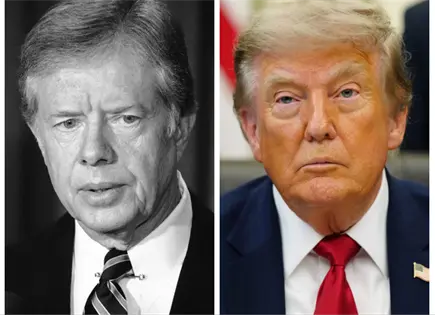 Trump cambia tono y compara su gestión con Jimmy Carter Trump cambia tono y compara su gestión con Jimmy Carter