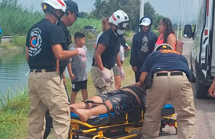 Una familia a punto de morir ahogada