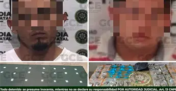 Caen dos "narcos" en dos municipios