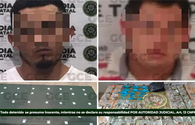 Caen dos "narcos" en dos municipios