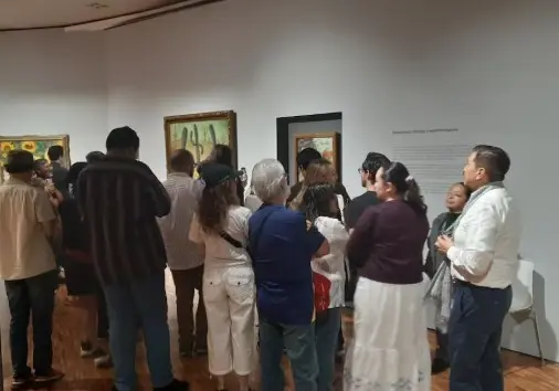 Larga fila para ver última exposición Colección Gelman en MAM