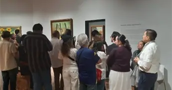 Larga fila para ver &uacute;ltima exposici&oacute;n Colecci&oacute;n Gelman en MAM