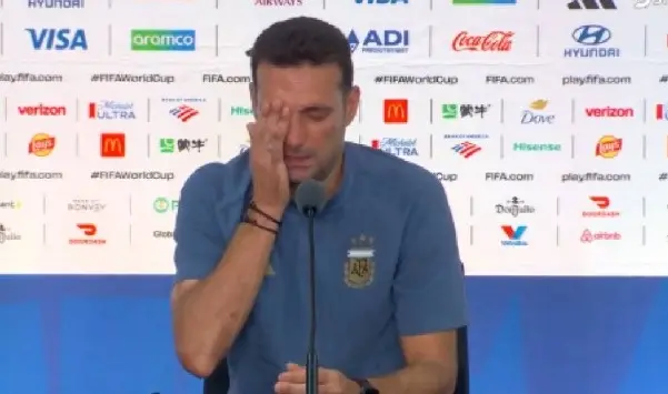 Lionel Scaloni rompe en llanto y abandona conferencia tras Mundial 2026