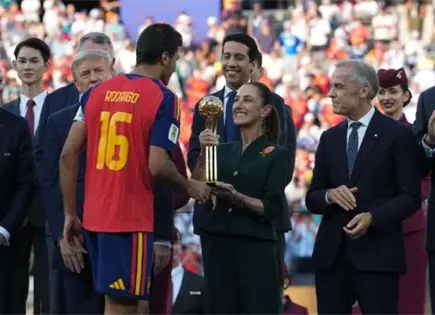 Sheinbaum felicita a España tras coronarse campeona del Mundial 2026 Sheinbaum felicita a España tras coronarse campeona del Mundial 2026