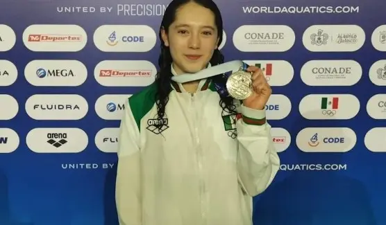 Suri Cueva gana plata en la Copa de Clavados de Guadalajara