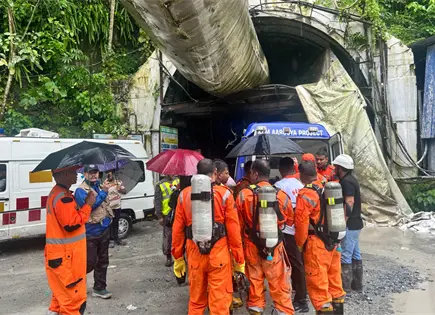 Explosi&oacute;n en t&uacute;nel del Himalaya deja 12 muertos en Sikkim