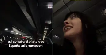 Piloto bromea con pasajeros argentinos sobre final del Mundial