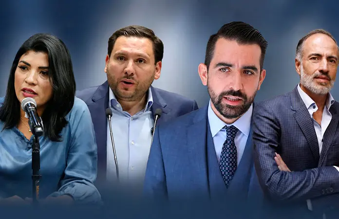 ¿Quiénes son los cuatro que van por la capital con el PAN?
