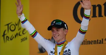 Remco Evenepoel gana etapa 16 del Tour de Francia en contrarreloj