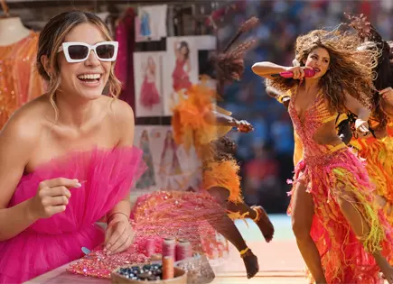Talento potosino, detrás del vestuario de Shakira en el Mundial Talento potosino, detrás del vestuario de Shakira en el Mundial