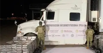 Aseguran un tr&aacute;iler con metanfetaminas