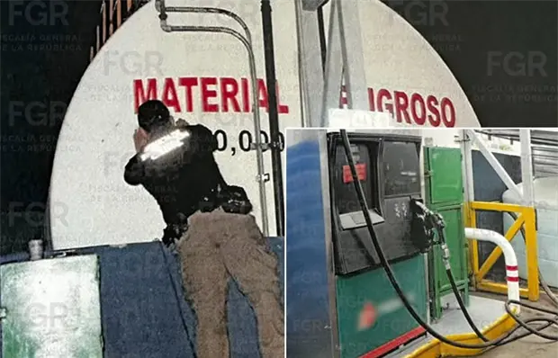 Asesta la FGR golpe al tr&aacute;fico de hidrocarburos