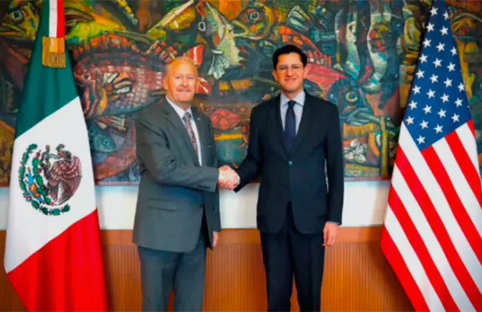 Canciller Velasco se reúne con embajador Johnson para fortalecer agenda bilateral