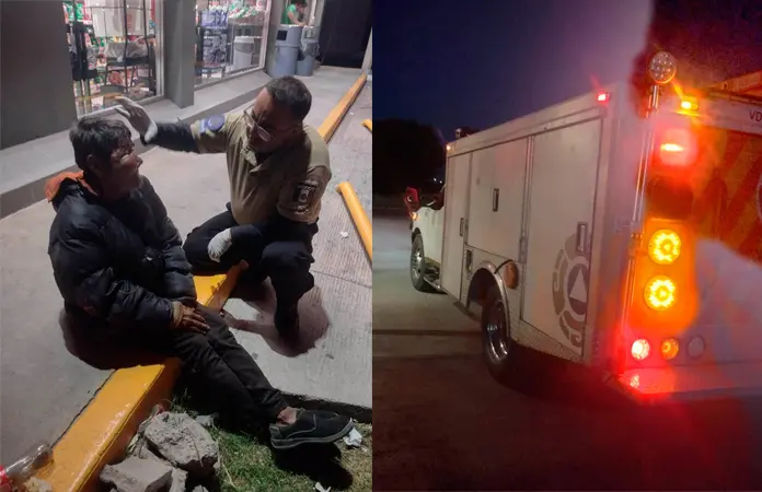 Atienden a persona en situación de calle