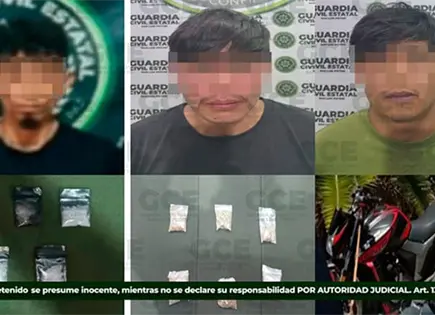Sorprenden a jóvenes con mota y cristal Sorprenden a jóvenes con mota y cristal