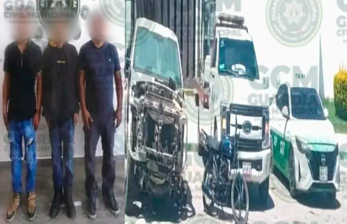 Frustran robo de bodega en Cactus; tres detenidos Frustran robo de bodega en Cactus; tres detenidos