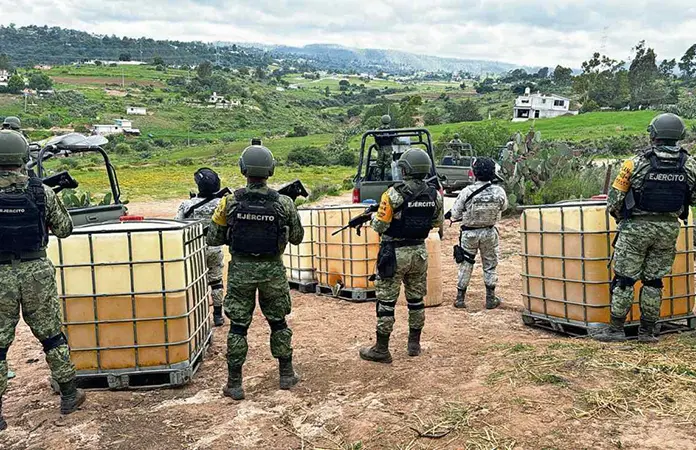 FGR desarticula cuatro centros de procesamiento de combustible en tres estados