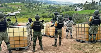 FGR desarticula cuatro centros de procesamiento de combustible en tres estados