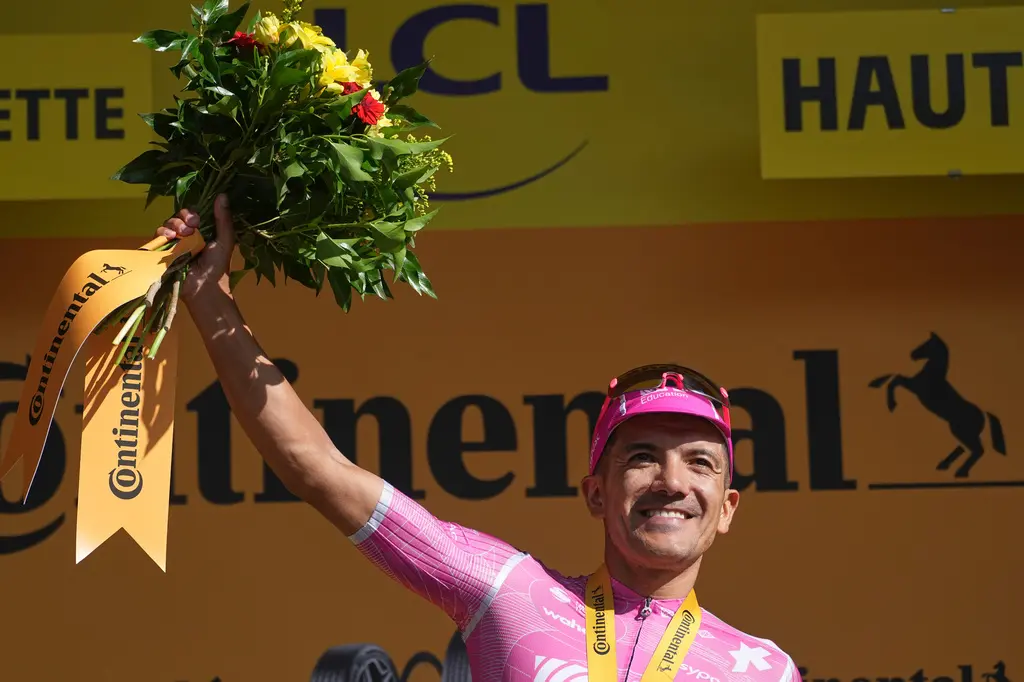Richard Carapaz gana etapa 18 del Tour de Francia en Francia