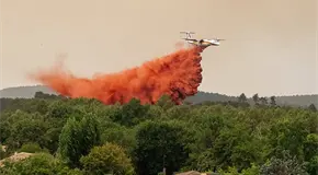 Se propaga en costa francesa incendio forestal Se propaga en costa francesa incendio forestal