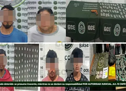 Atrapan a cinco presuntos narcos en operativos Atrapan a cinco presuntos narcos en operativos
