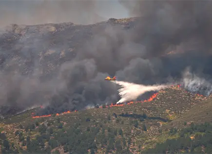Francia env&iacute;a avi&oacute;n militar para combatir incendios en Gironda