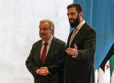 Guterres inicia visita a Siria y se reúne con líder interino Guterres inicia visita a Siria y se reúne con líder interino