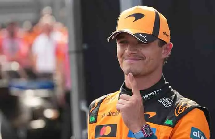 Norris le arrebata la pole a Hamilton