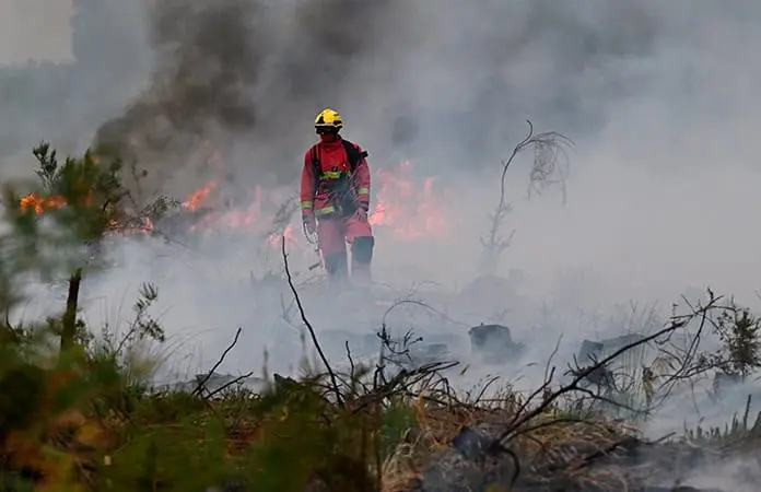 Avanzan incendios forestales en Francia