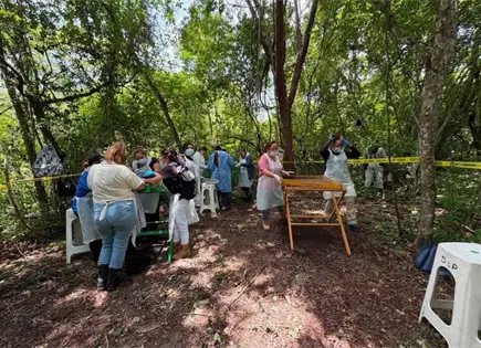 Colectivo concluye levantamiento de restos en la Sierra del Abra Tanchipa Colectivo concluye levantamiento de restos en la Sierra del Abra Tanchipa