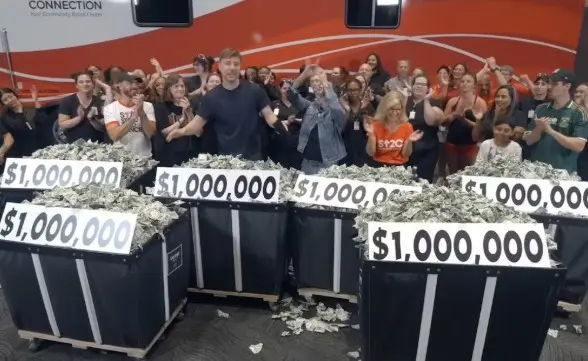 MrBeast dona 6.5 millones para apoyar cáncer pediátrico