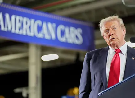 Donald Trump visita planta de GM en Michigan y defiende sus pol&iacute;ticas