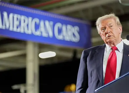 Trump defiende su pol&iacute;tica arancelaria