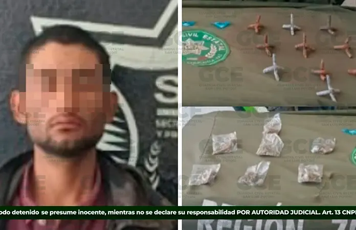 Cae supuesto miembro de grupo delictivo en Cedral