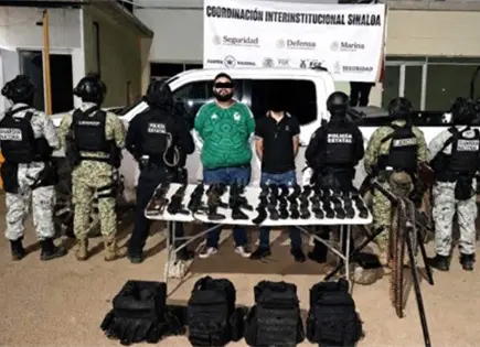 Capturan en Mazatlán a "El 20", líder regional de Los Chapitos Capturan en Mazatlán a "El 20", líder regional de Los Chapitos