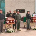 Con sentido homenaje, despiden a polic&iacute;as ca&iacute;dos