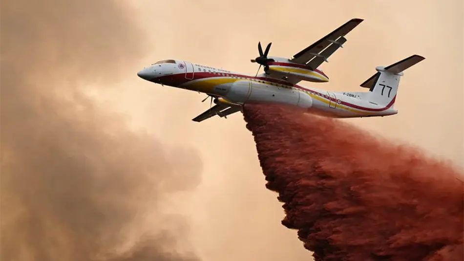 Bomberos en Francia, Gironda contin&uacute;an combate de incendio forestal