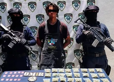 Cae otro diablero de Abastos con más de 100 dosis de drogas Cae otro diablero de Abastos con más de 100 dosis de drogas