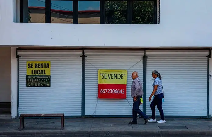 Sinaloa con el peor desempeño económico