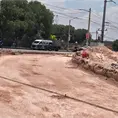 Construyen un nuevo carril hacia la Av. San Pedro Construyen un nuevo carril hacia la Av. San Pedro