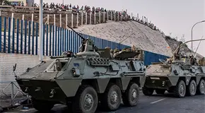 Despliega España su ejército en la frontera por migrantes