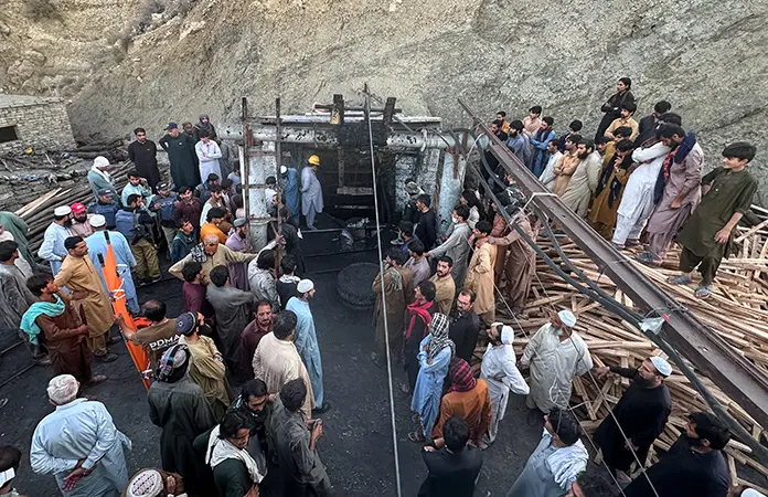 Explota mina de carbón en Pakistán